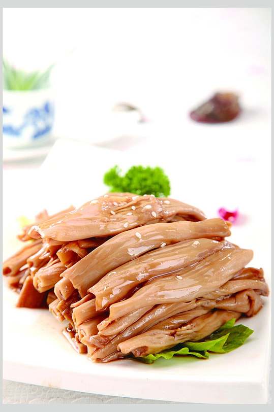 卤鹅肠美食图片