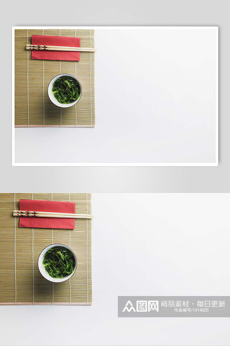 美食插画简洁食器中餐帘子碗筷素材