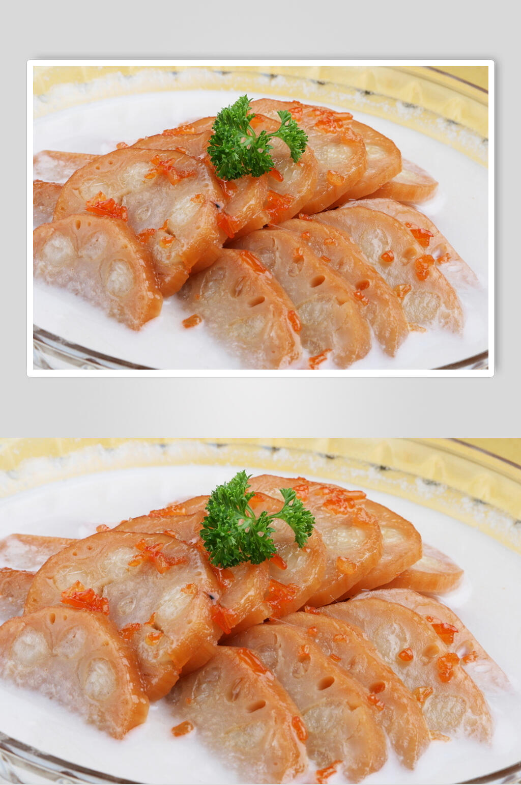 椰奶糯米藕素材