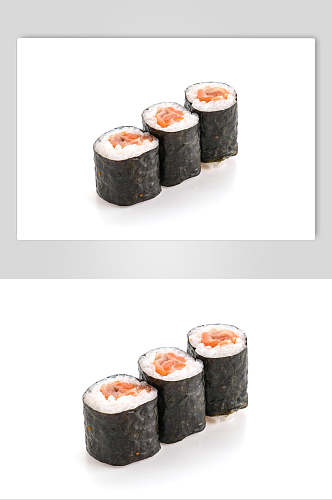 日式美食海苔寿司简洁插画