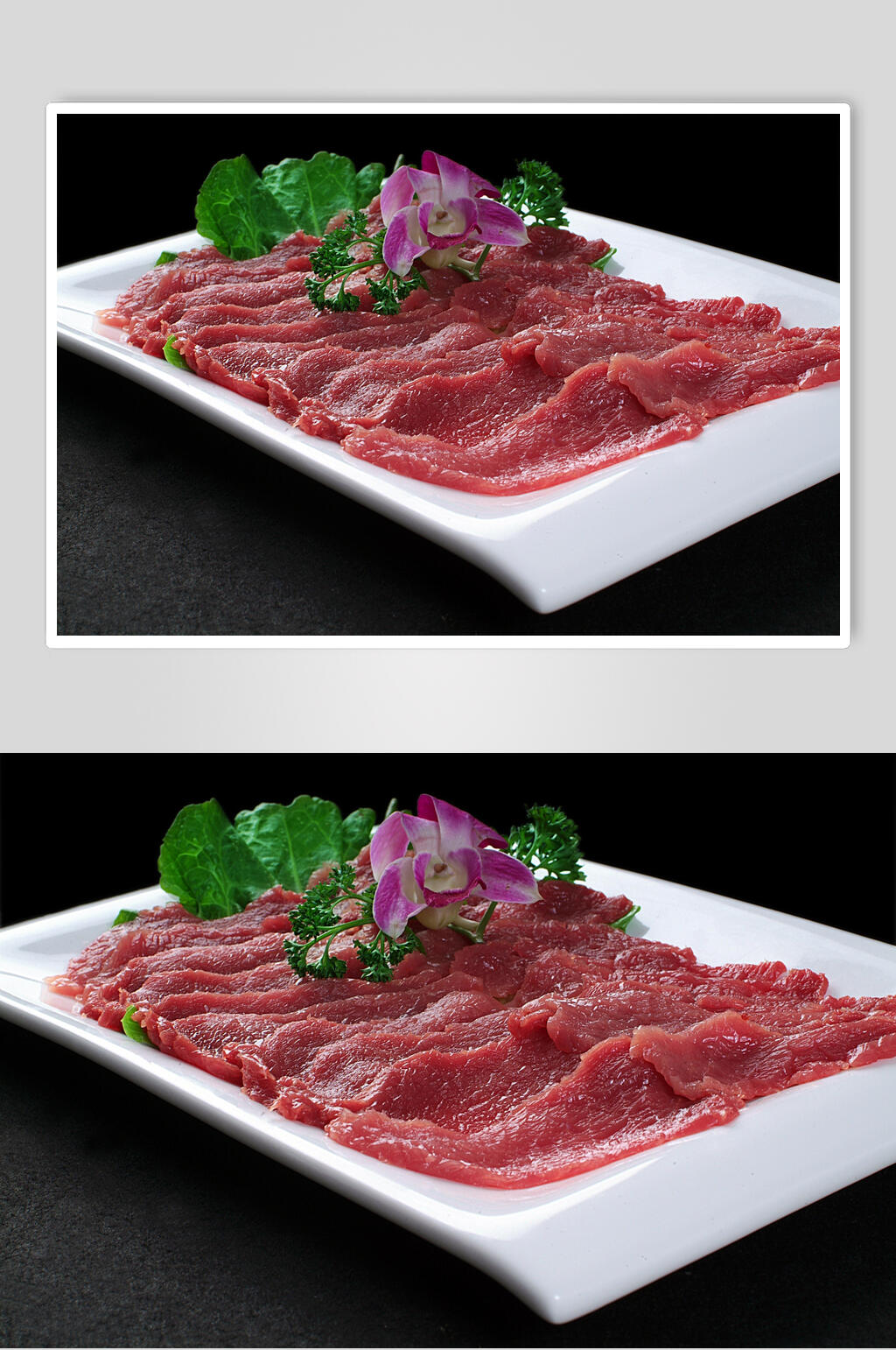 荤手切牛肉素材