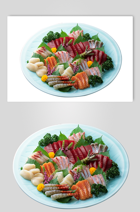 鱼生日式料理海报