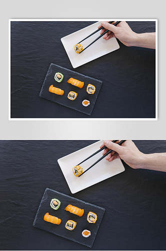 筷子寿司日式料理海报