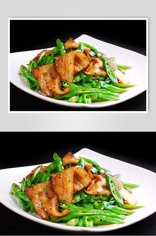 回锅肉美食摄影图片