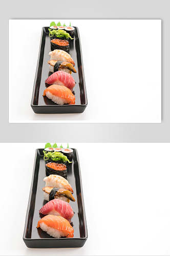 日式美食手握寿司套餐免抠背景