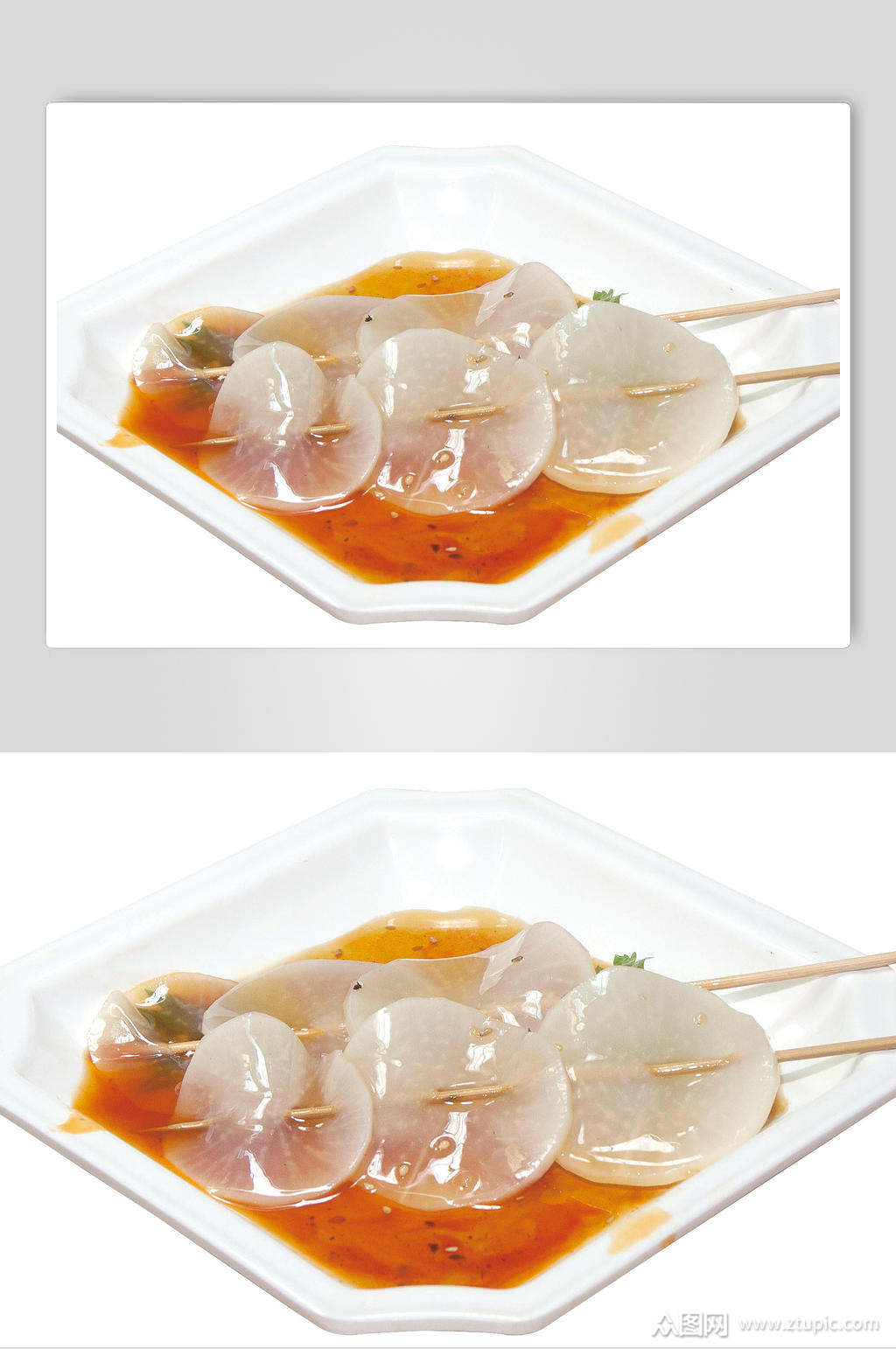 串串萝卜片餐饮美食图片