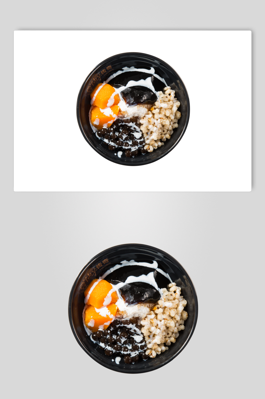 芋圆红豆仙草甜片素材