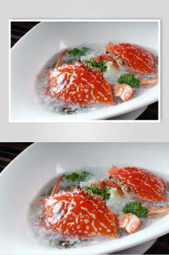海鲜菜兰花蟹