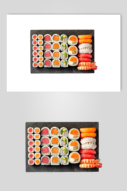 寿司摆盘日式料理海报