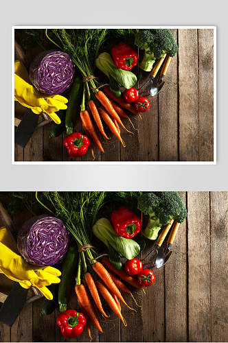 众图网美食图片插画简洁蔬菜紫甘蓝