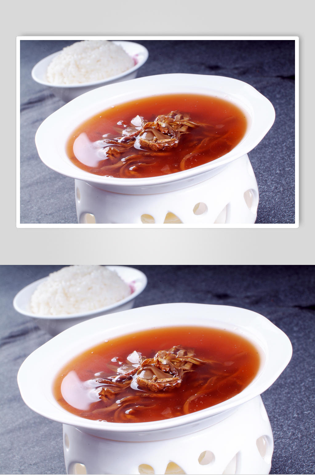 松茸菌捞饭素材
