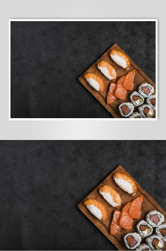 简约寿司日式料理海报