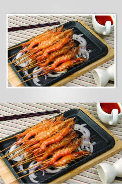铁板石烹虾