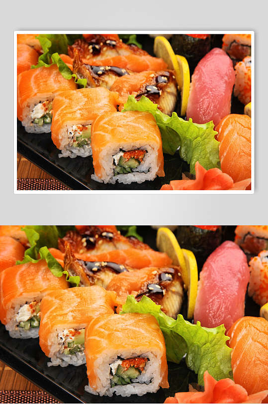 高清海鲜寿司日式料理海报