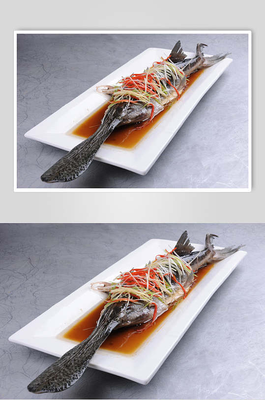 风味鸭嘴鱼食物图片