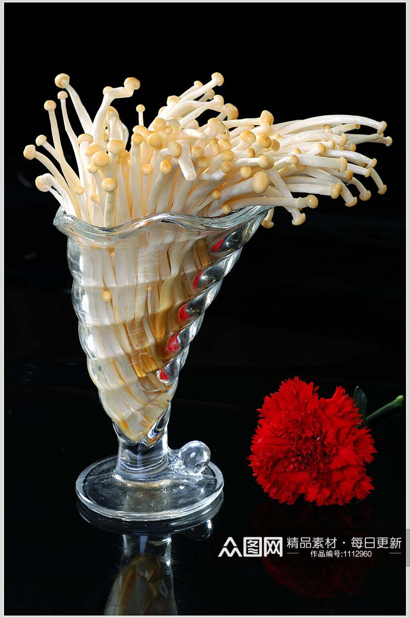 金针菇餐饮美食图片素材