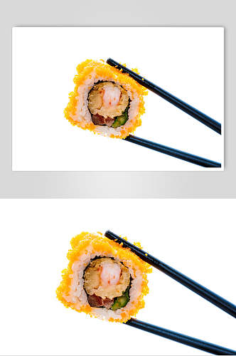 日式美食寿司简洁特写免抠背景