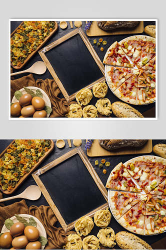 众图网美食图片插画简洁西餐披萨