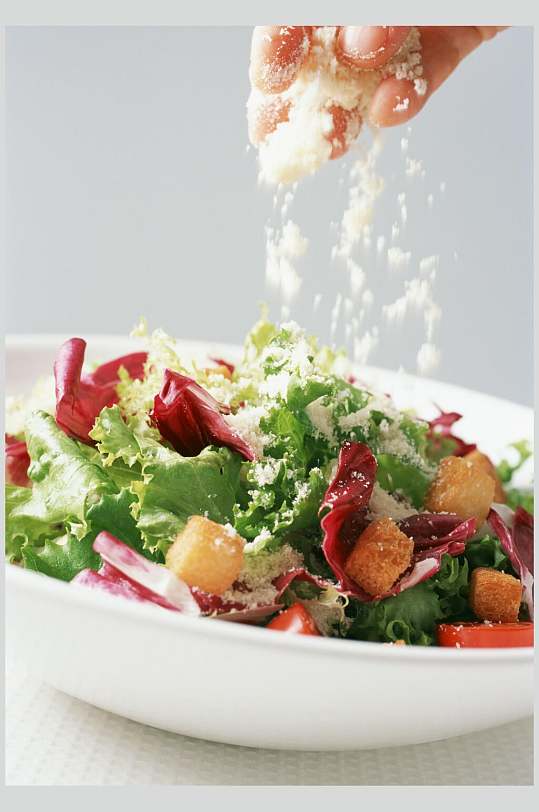 意面蔬菜沙拉图片-意面蔬菜沙拉素材下载-众图网