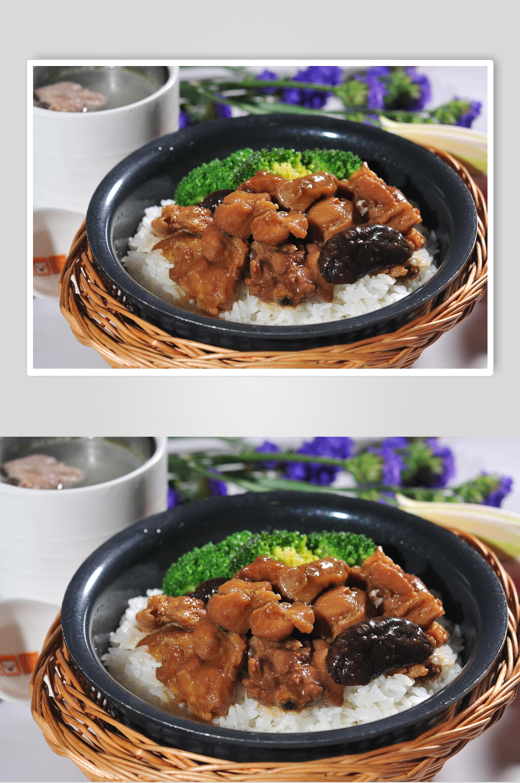 相关鸡肉煲仔饭实拍图海报素材