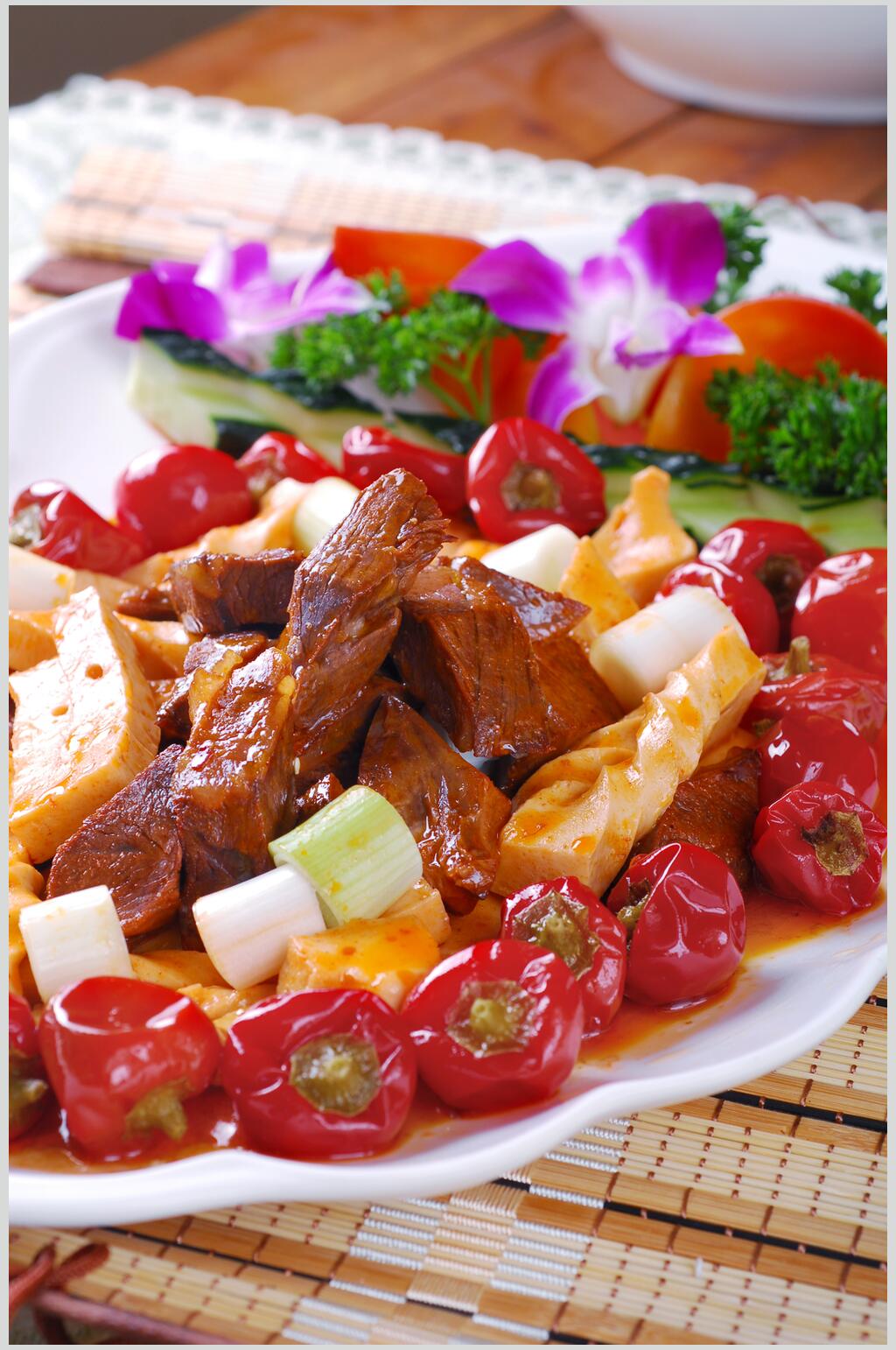 香豆腐烧牛肉素材