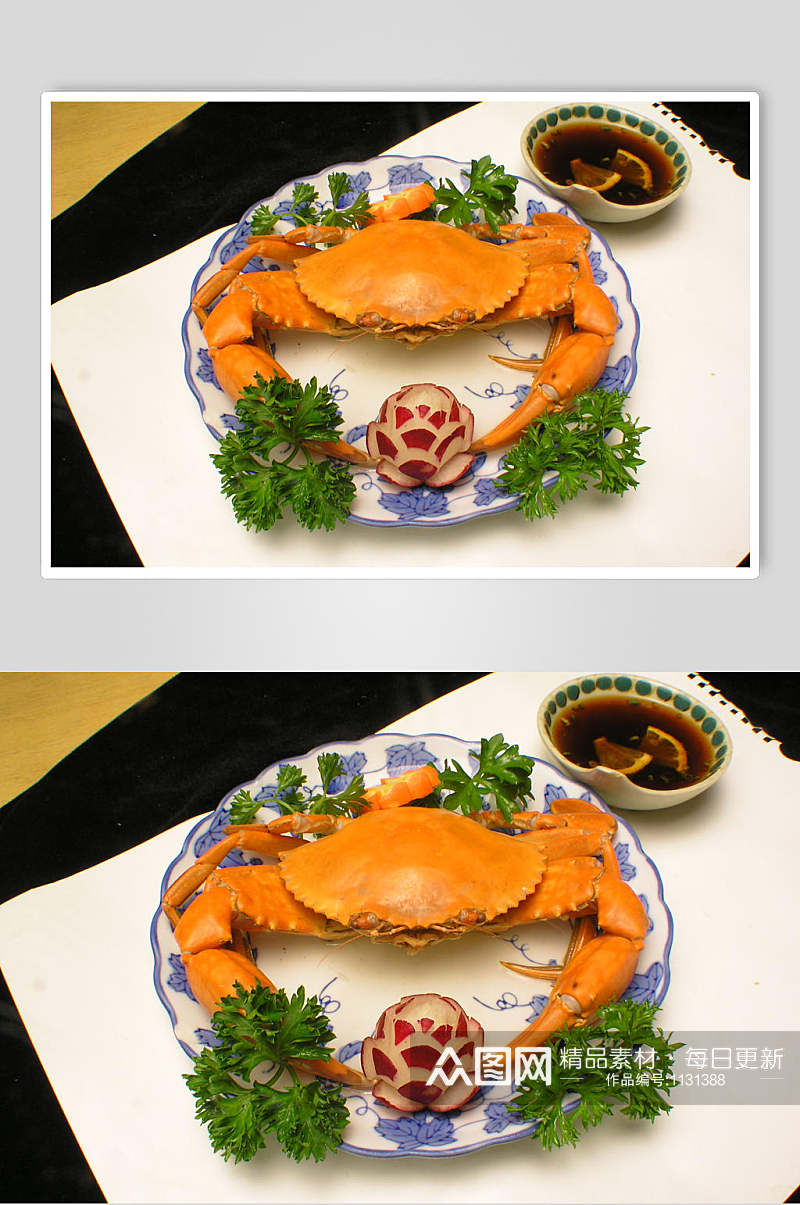 铁板螃蟹换图素材