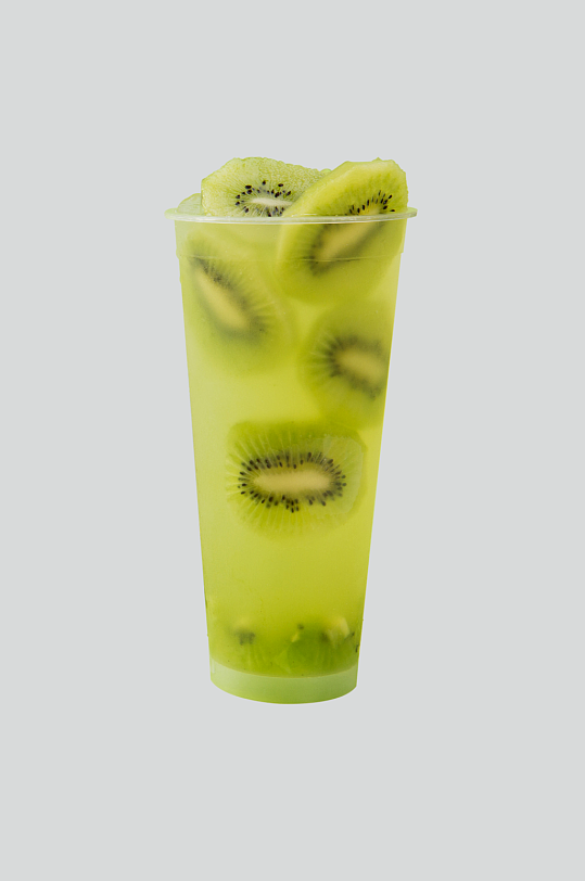 奶茶店奶茶免抠图片奇异果