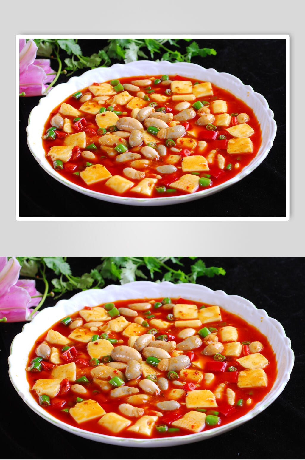 豆腐鸡肾素材