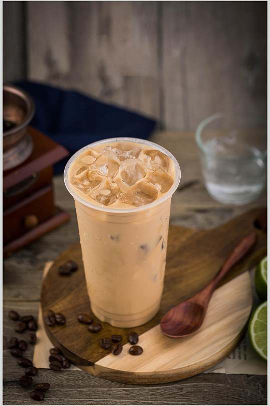 冰咖啡摄影图片