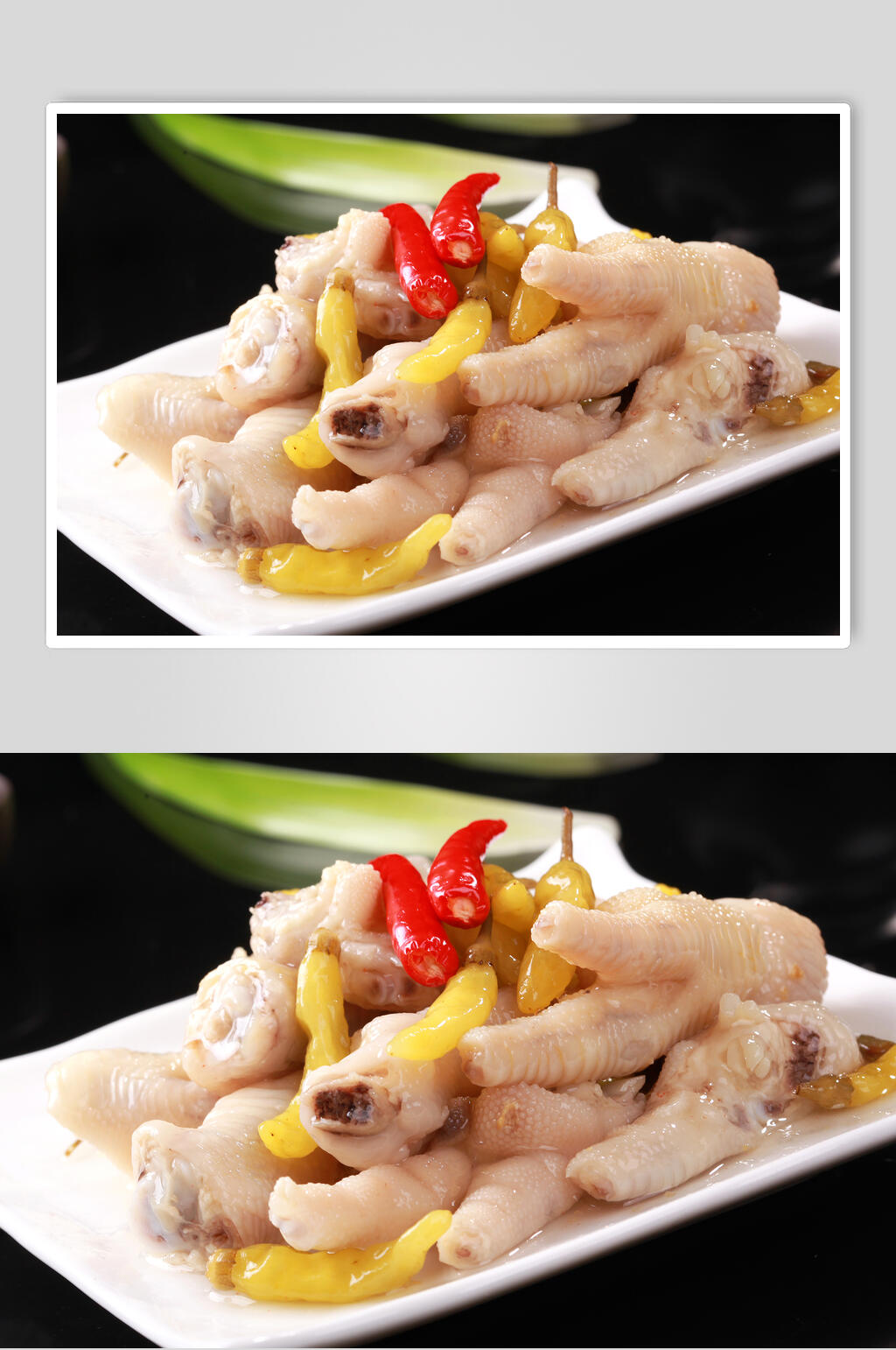 秘制泡椒鸡爪素材