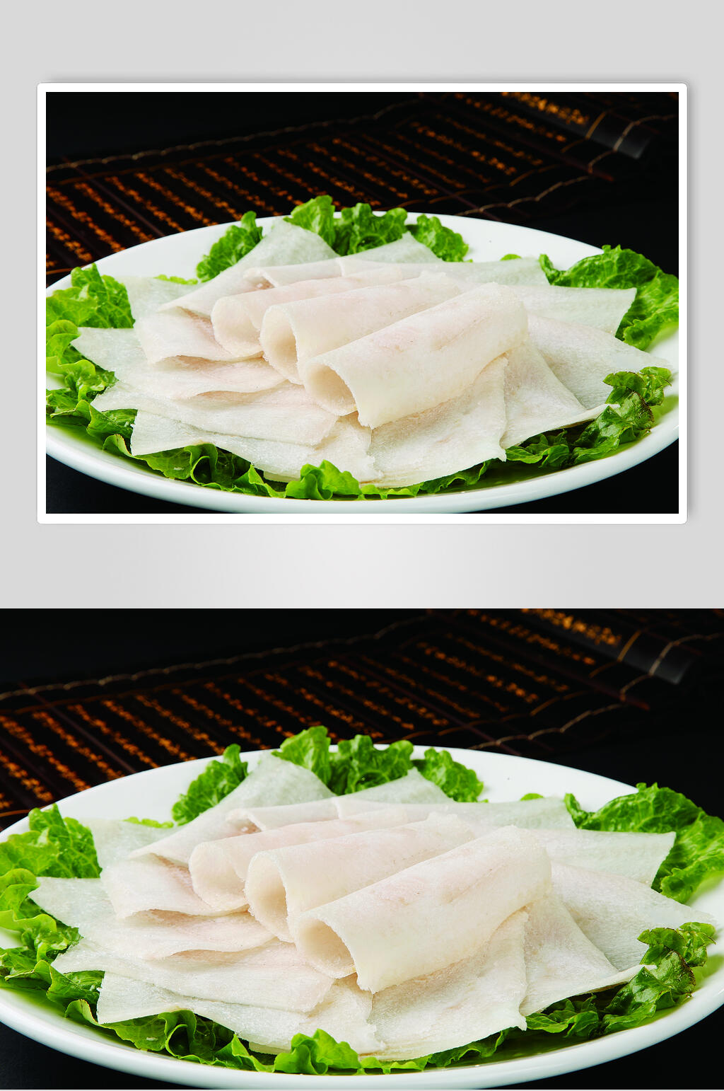 冰鲜蛔鱼素材