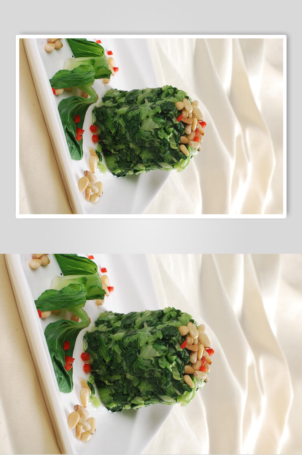 松仁小青菜素材