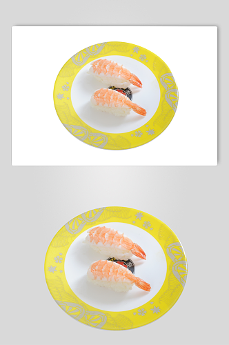 花纹盘寿司日式料理海报