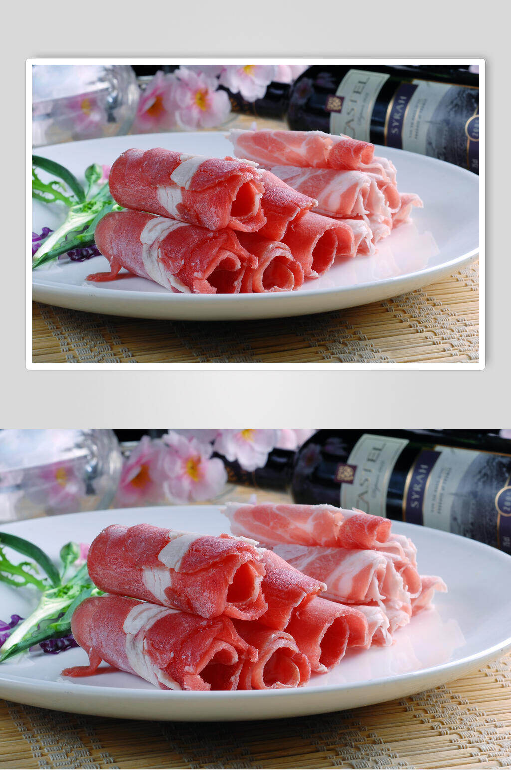 牛羊拼盘素材