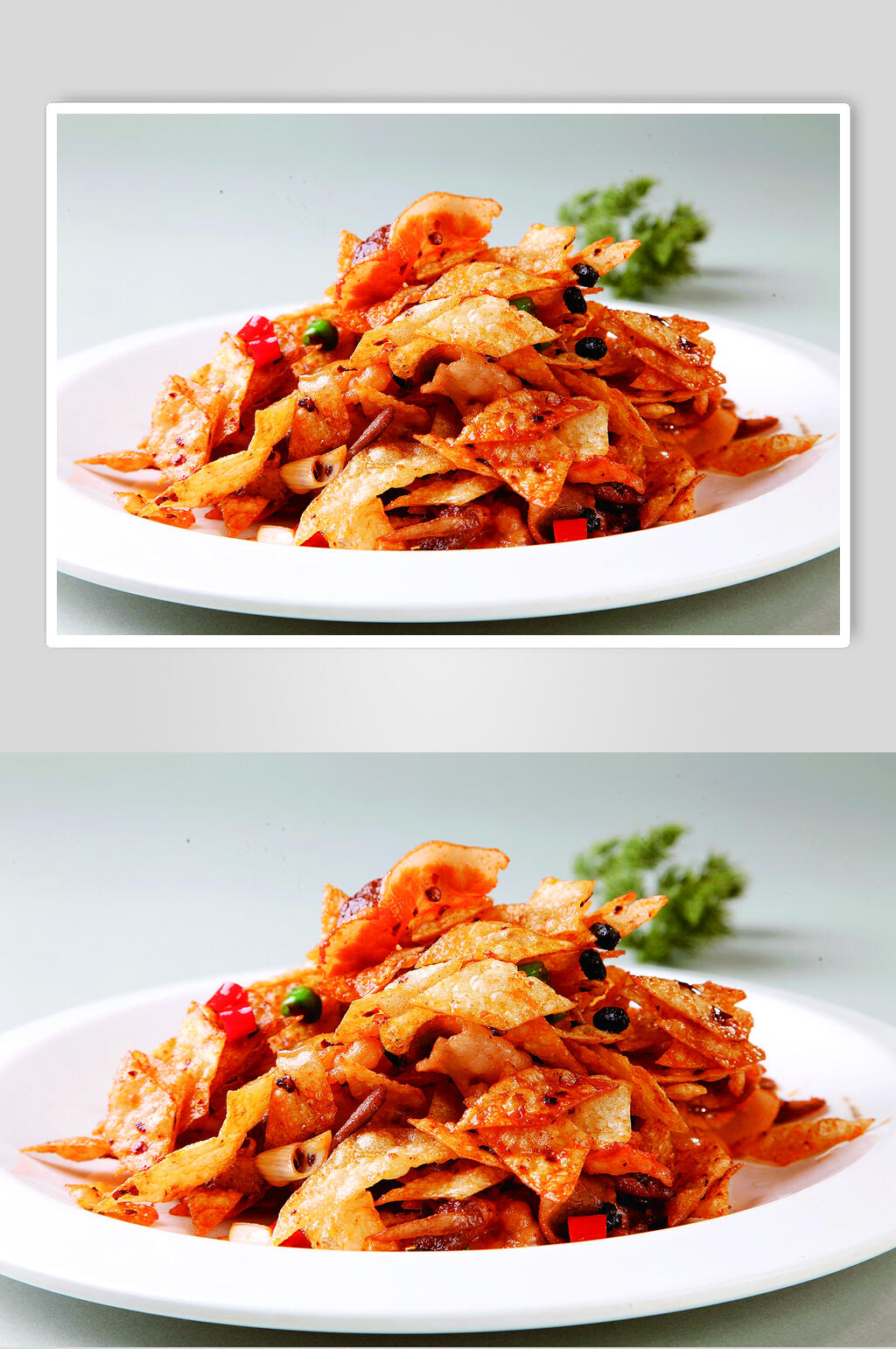 薄饼小炒肉素材