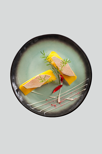 青瓷日式料理海报