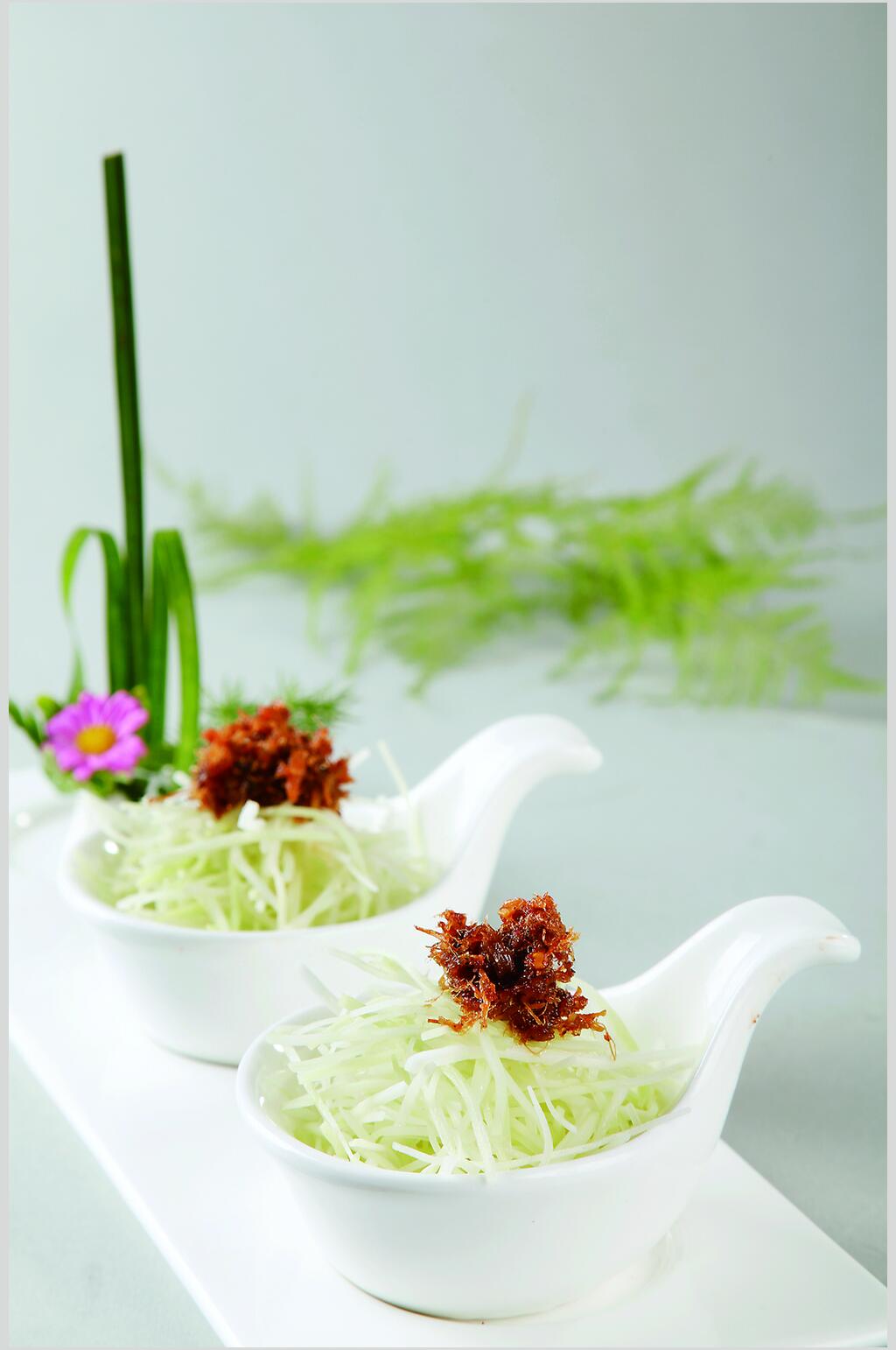酱板芥兰素材