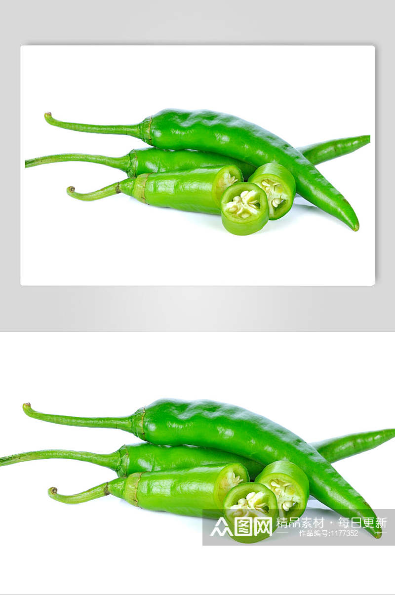 青辣椒蔬菜图片素材