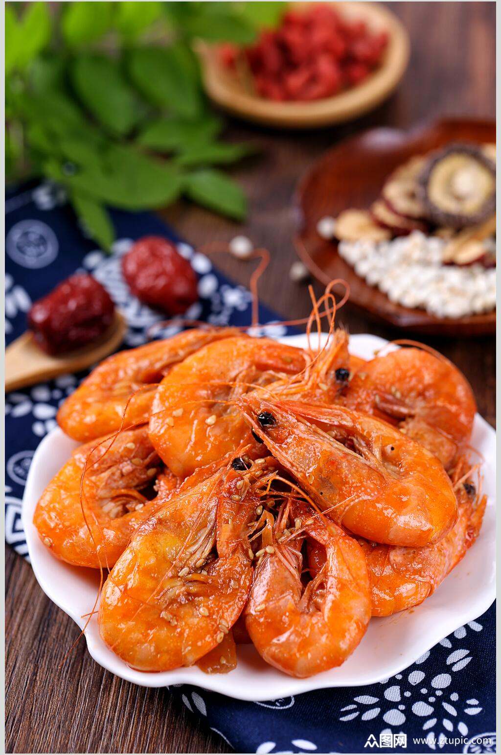 海鲜图片基围虾