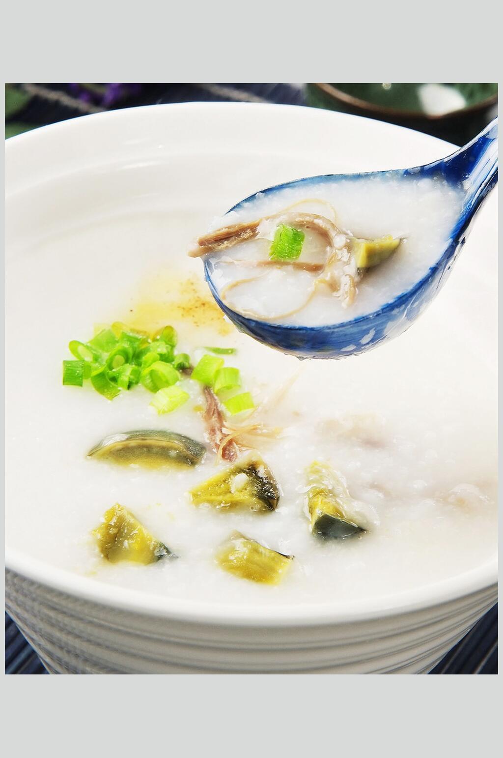 皮蛋瘦肉粥素材