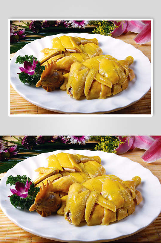高清美食图片白切鸡