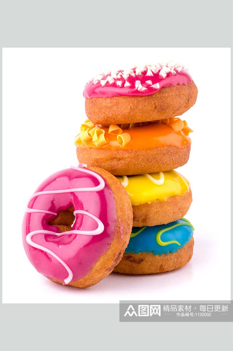 面包店甜甜圈美食图片素材