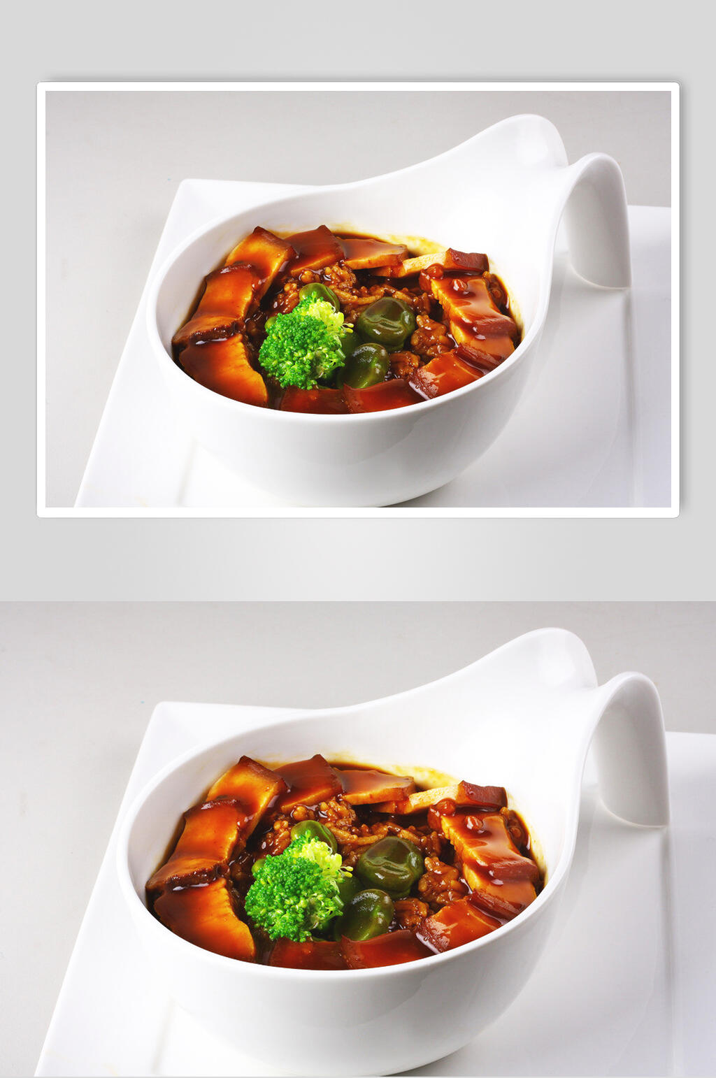 豚角焗饭素材