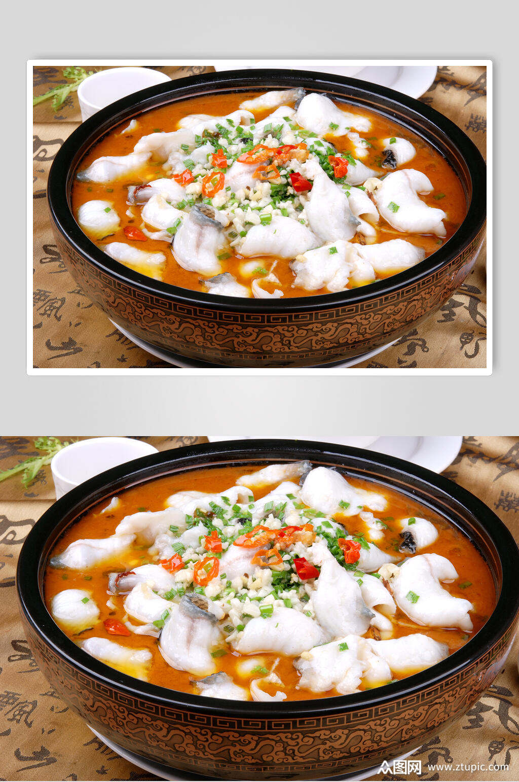 餐厅酸菜鱼美食图片