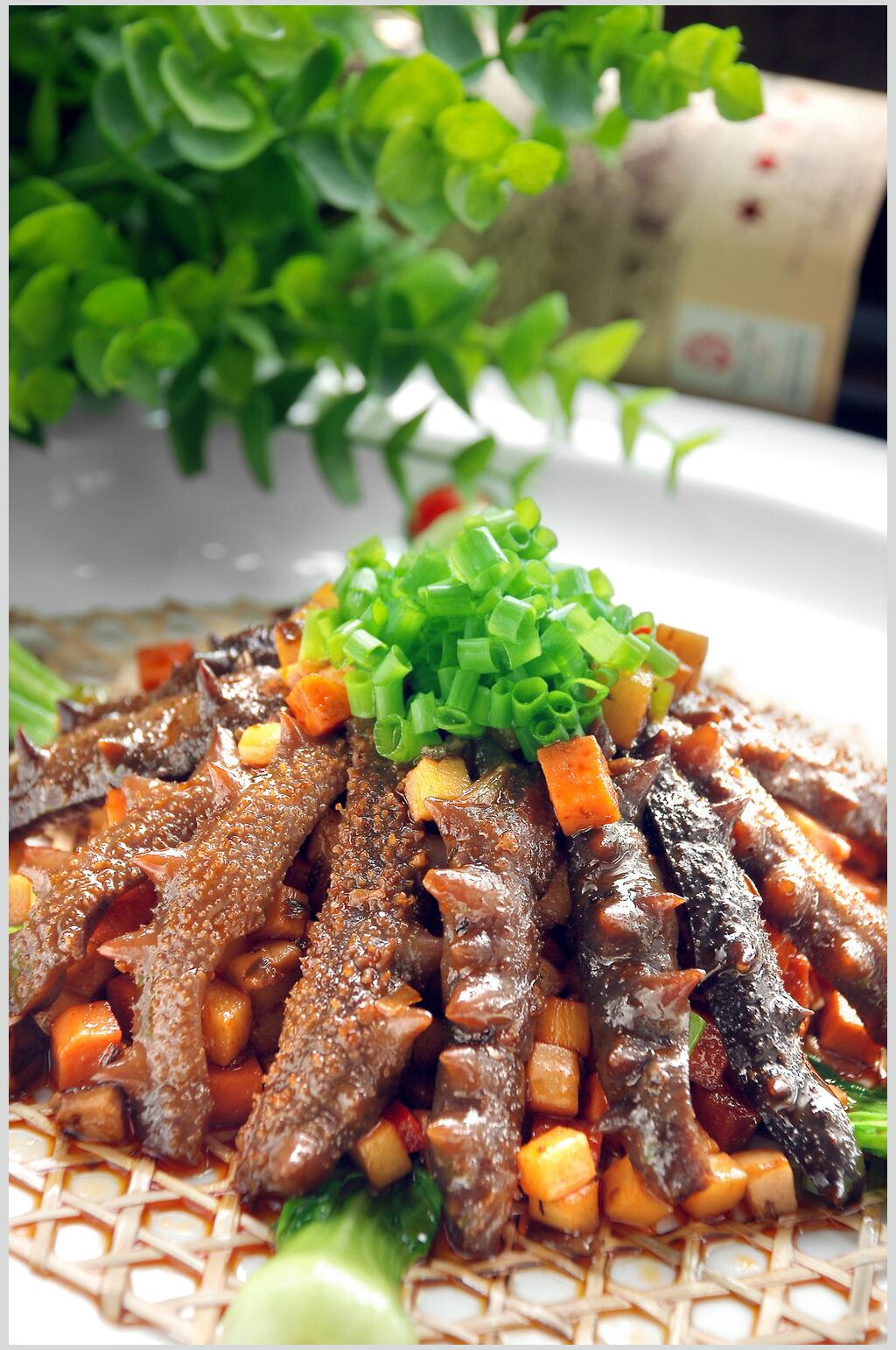 锦河香绍干烧辽参素材