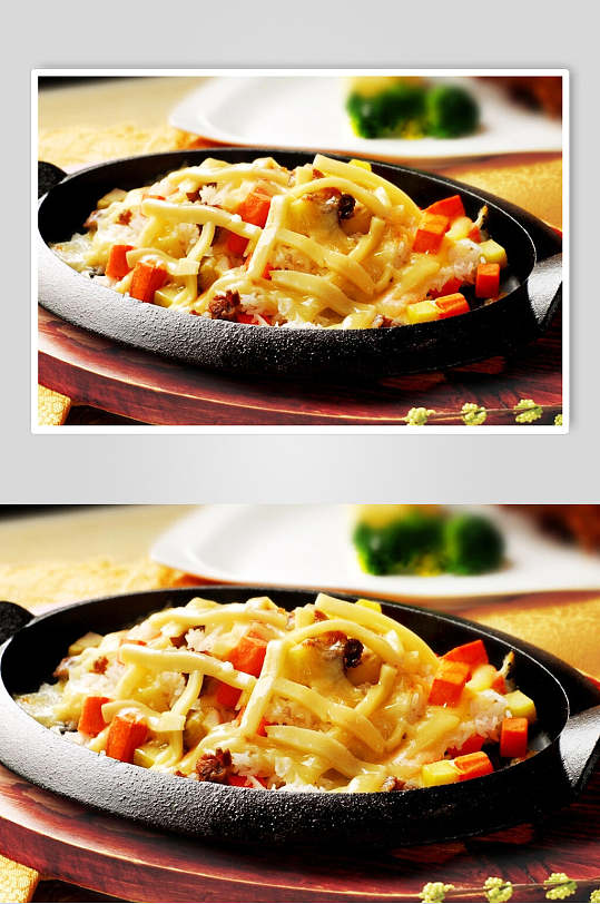 亚洲饭食干酪牛肉焗饭-众图网