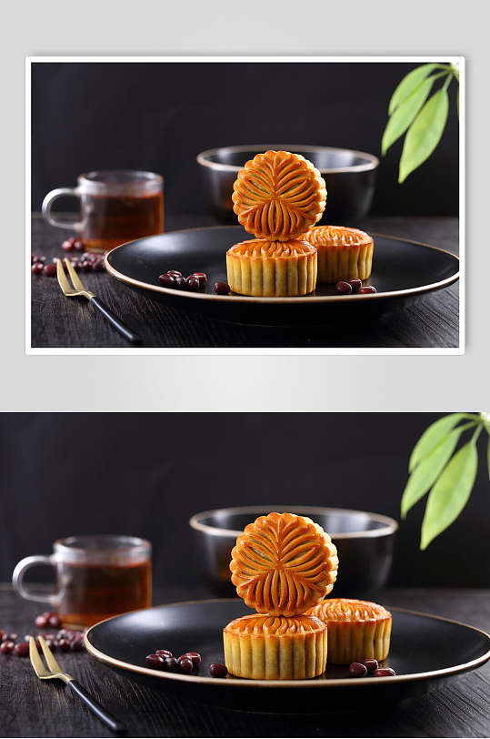 高清中秋节月饼图片