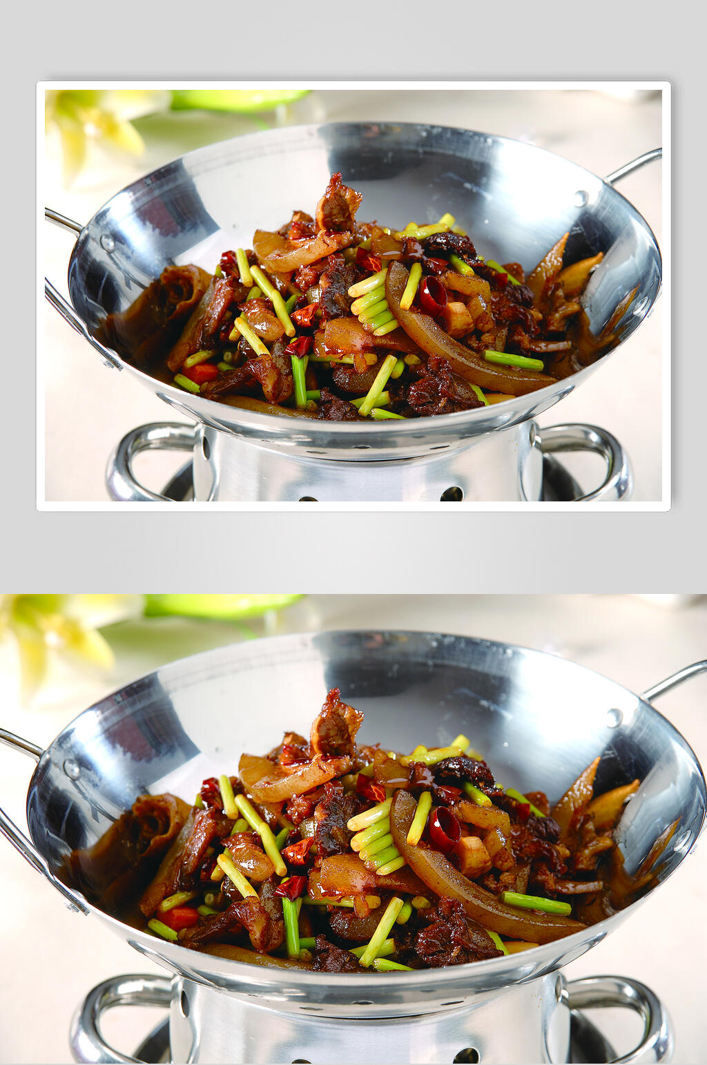酒店餐厅干锅牛肉美食图片素材