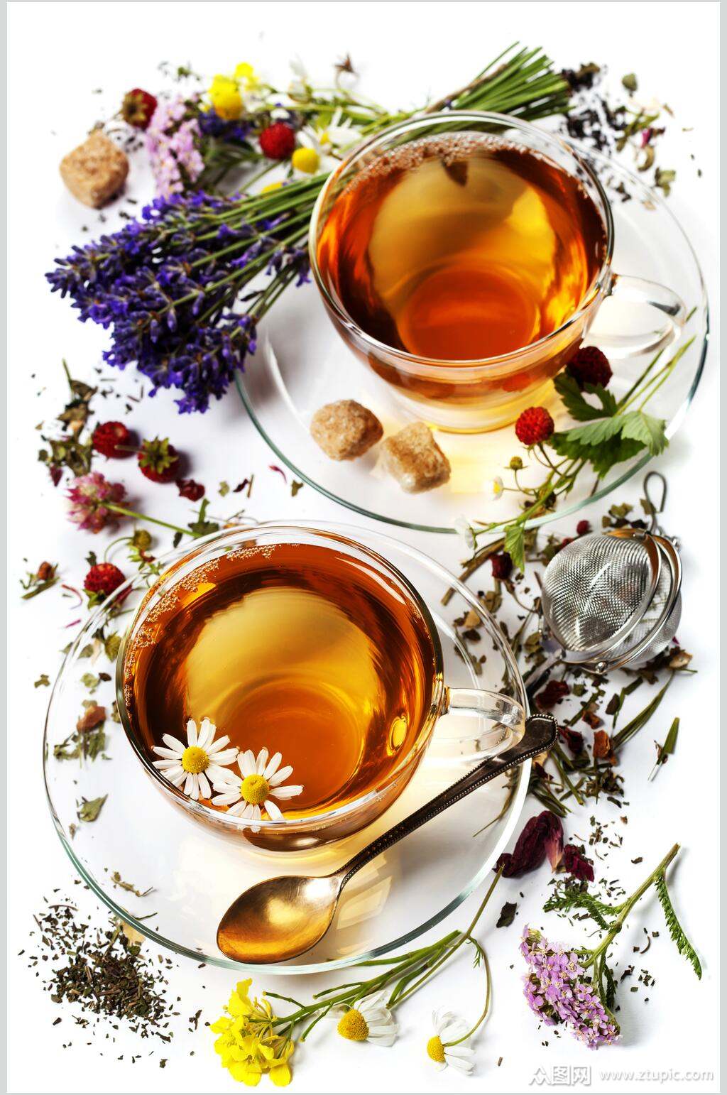 花茶薄荷茶红茶素材