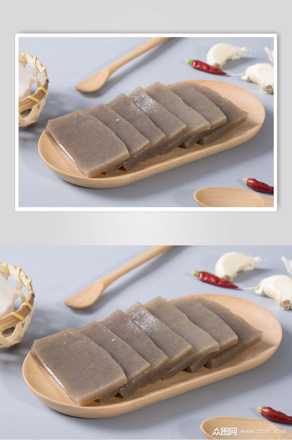 魔芋片高清美食图片